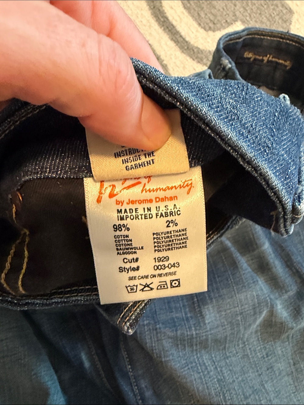 Citizens of Humanity Faye #003 low waist full leg stretch flare denim 31” inseam - Picture 10 of 12